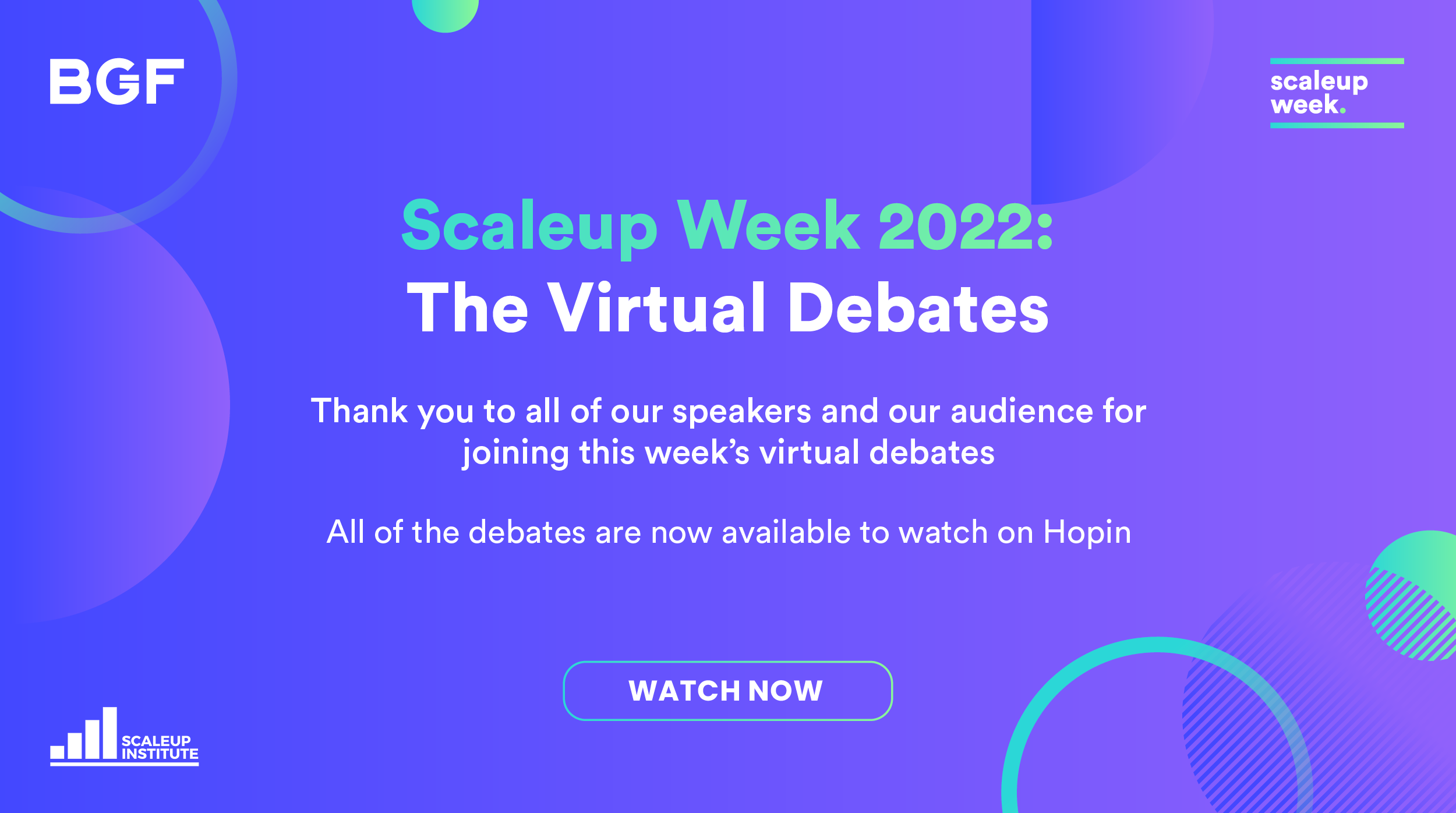 Scaleup Week 2022: hear from the experts on scaling successfully