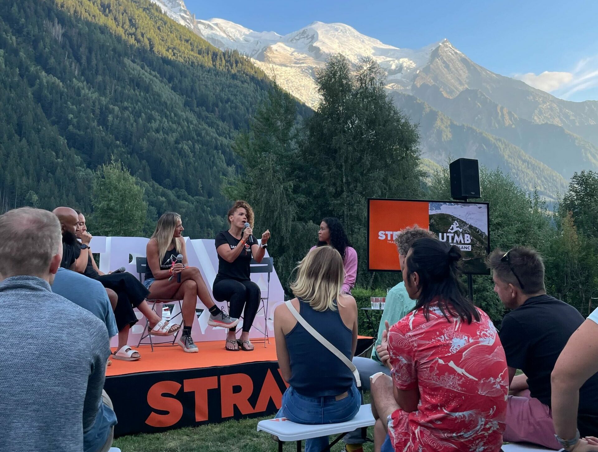 Seven Hills joins Strava at a special event - TrailBlazers -  in Chamonix for UTMB